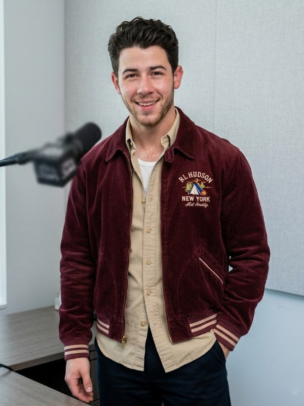 Nick Jonas Hey Jonas! Podcast 2026 Corduroy Track Jacket WorthVee