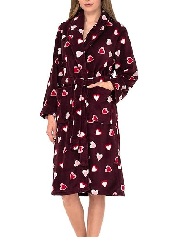 Not Suitable For Work S01 Jack Martin Heart Printed Robe