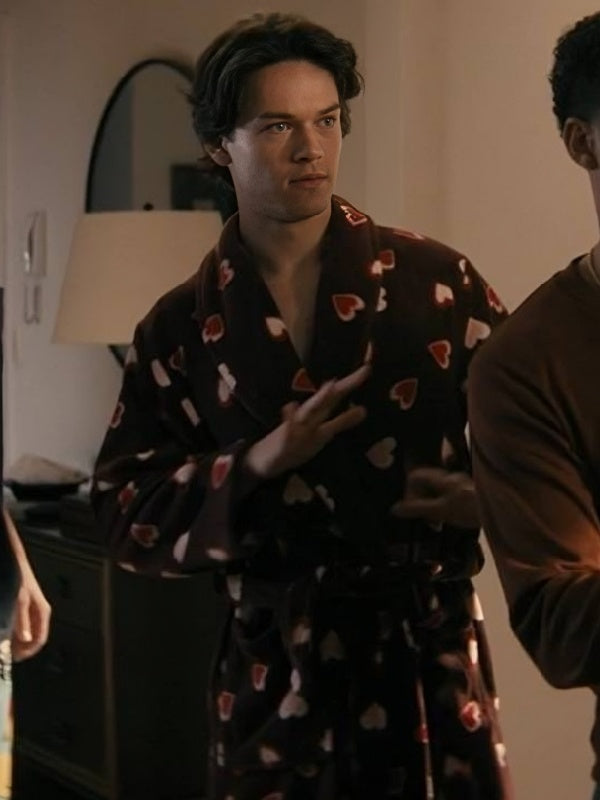 Not Suitable For Work S01 Jack Martin Heart Printed Robe
