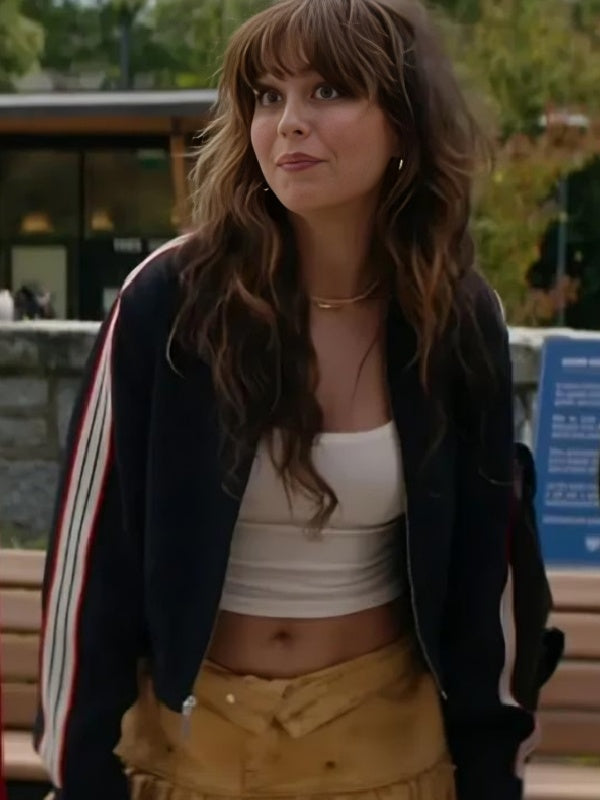 Off Campus S01 Allie Hayes Black Jacket WorthVee