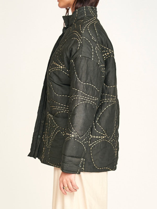 The Four Seasons S2 Kerri Kenney Charcoal Quilted Jacket WorthVee